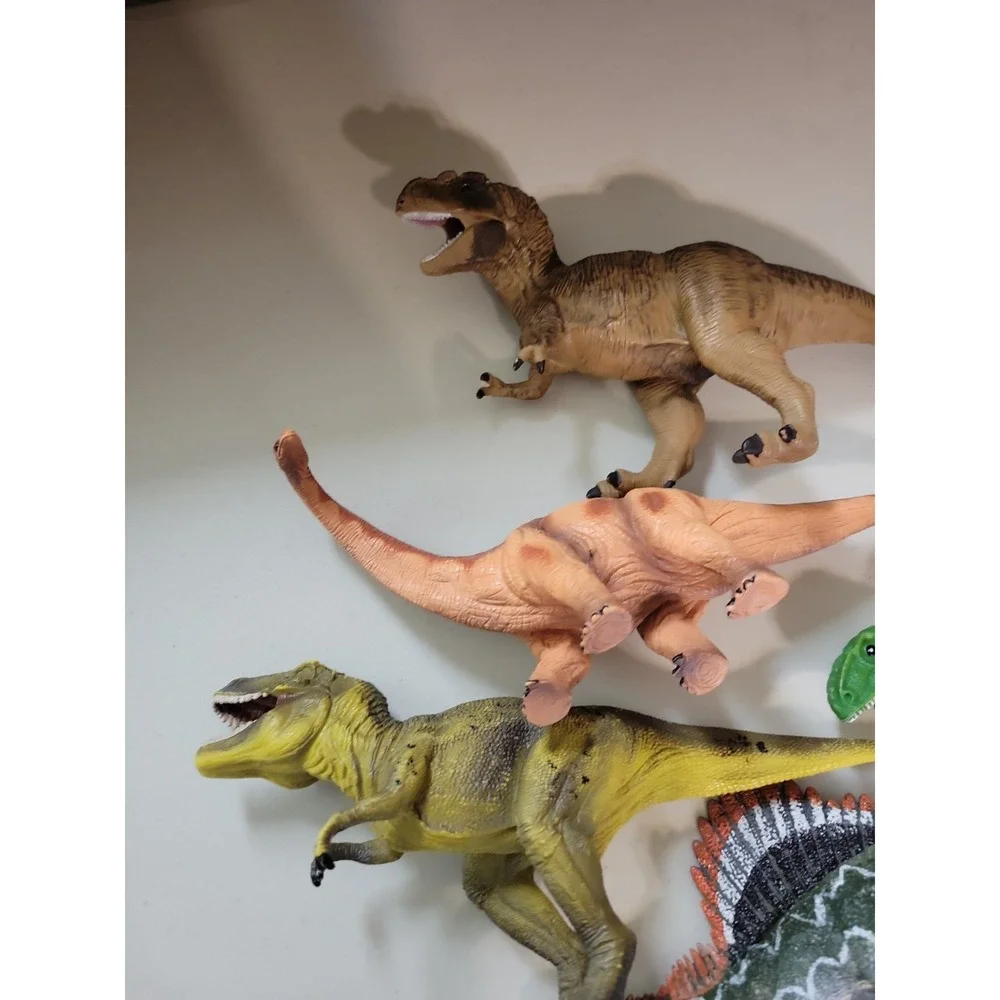 Hard rubber plastic Dinosaur Figures Prehistoric animals Dino